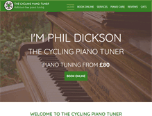 Tablet Screenshot of cyclingpianotuner.co.uk